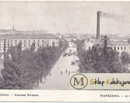 Warszawa Ulica Karowa 1917r