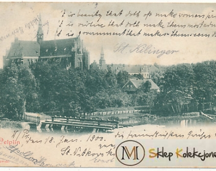 Pelplin Widok na miasto 1900r.