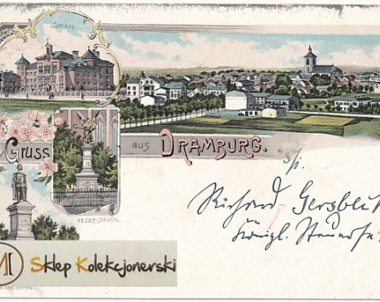    Drawsko Pomorskie Gruss aus Dramburrg 1900r  