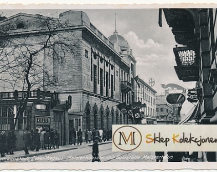 Łódź Litzmannstadt Meisterhausstr. Tuwima Kino Rialto 1941r