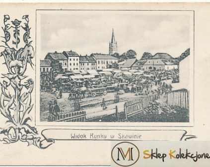 Skawina Widok rynku