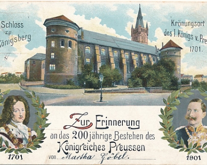 Królewiec, Königsberg 200 lat Królestwa Prus