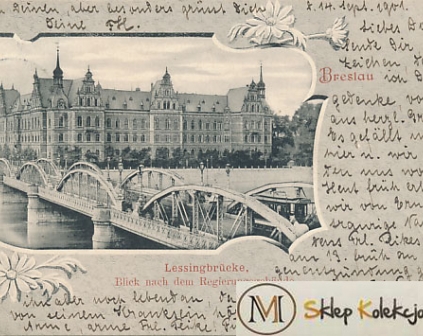  Wrocław Most i Muzeum Narodowe 1901 r.