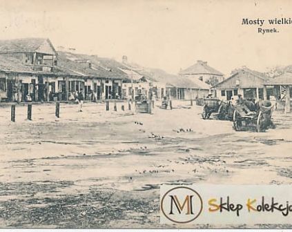 Mosty Wielkie Rynek 1910 r.