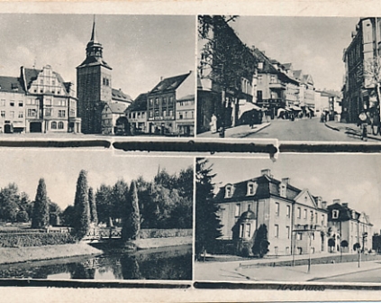 Białogard Cztery widoki przed 1945r