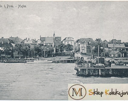 Kamień Pomorski Port 1918r.