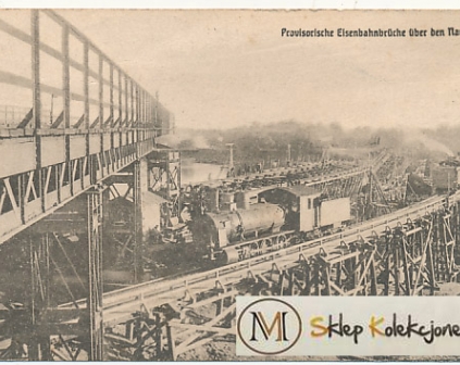     Nowy Dwór most na Narwi pociąg 1916r