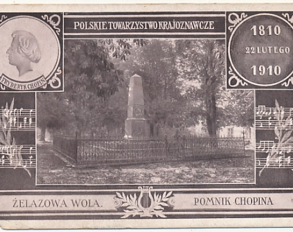 Żelazowa Wola Pomnik Chopina wyd. PTK