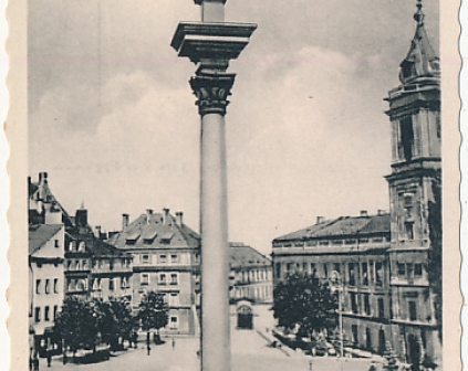 Warszawa Plac Zamkowy z teki Wojutyńskiego nr.16
