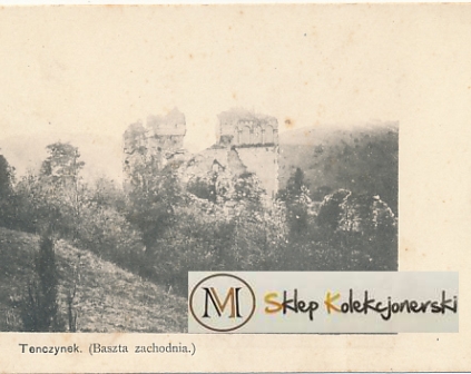 Tenczynek Baszta zachodnia światłodruk przed 1905r