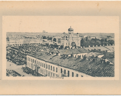 Dyneburg, Daugavpils widok ogólny cerkiew 1918