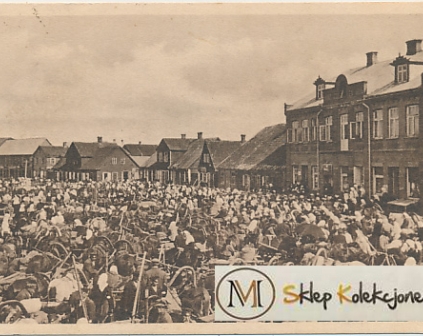 Birże Rynek, targ 1922r