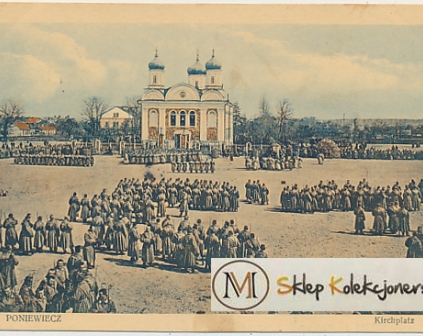 Poniewież Kirchplatz wojsko