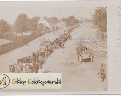 Małowidz, Przasnysz, wojsko, tabory 1915r
