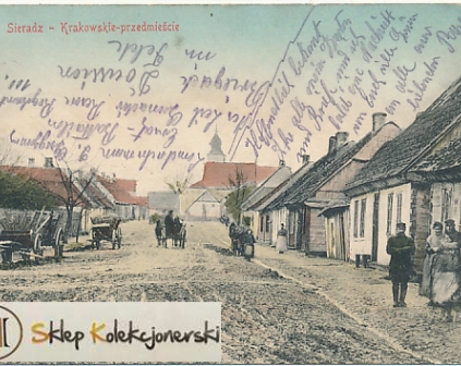 Sieradz Krakowskie Przedmieście 1914r.
