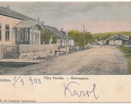 Delatyn ulica Pańska 1903r