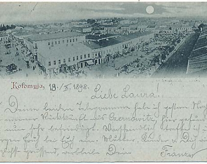Kołomyja Widok ogólny księżycowa 1898r