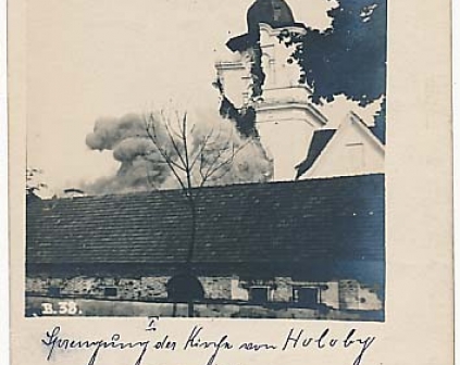 Hołoby Wołyń kościól katolicki 1916r