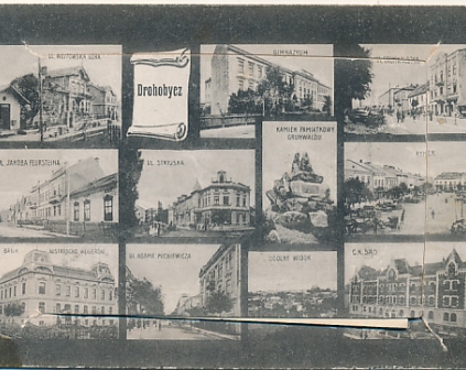 Drohobycz leporello wielowidokowa 1916r