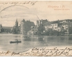 Królewiec, Königsberg i. Pr. Staw zamkowy z zamkiem 1900r.